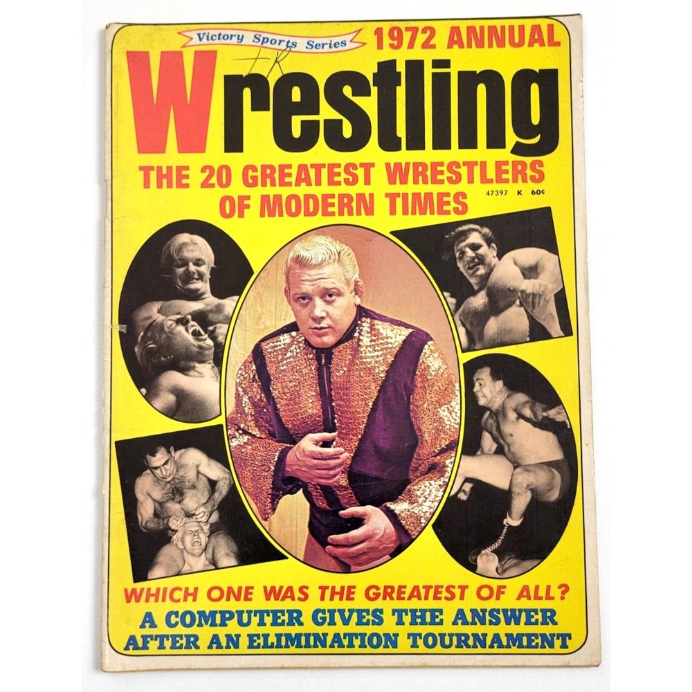 VICTORY SPORTS WRESTLING - 1972 ANNUAL - KILLER KOWALSKI / DORY FUNK / B ROGERS